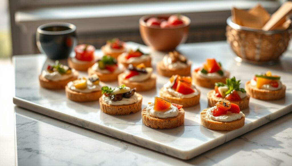 Herzhafte Fingerfood-Klassiker Canapés