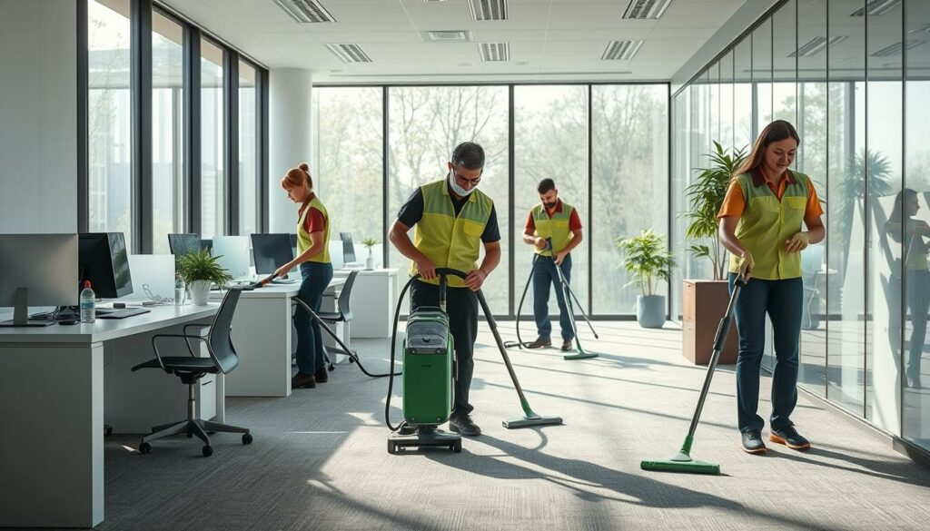 Professionelle Büroreinigung mit modernen Reinigungslösungen