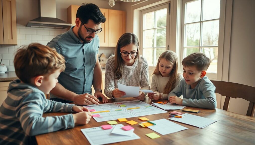 Familienorganisation und Wochenplanung für den Alltag