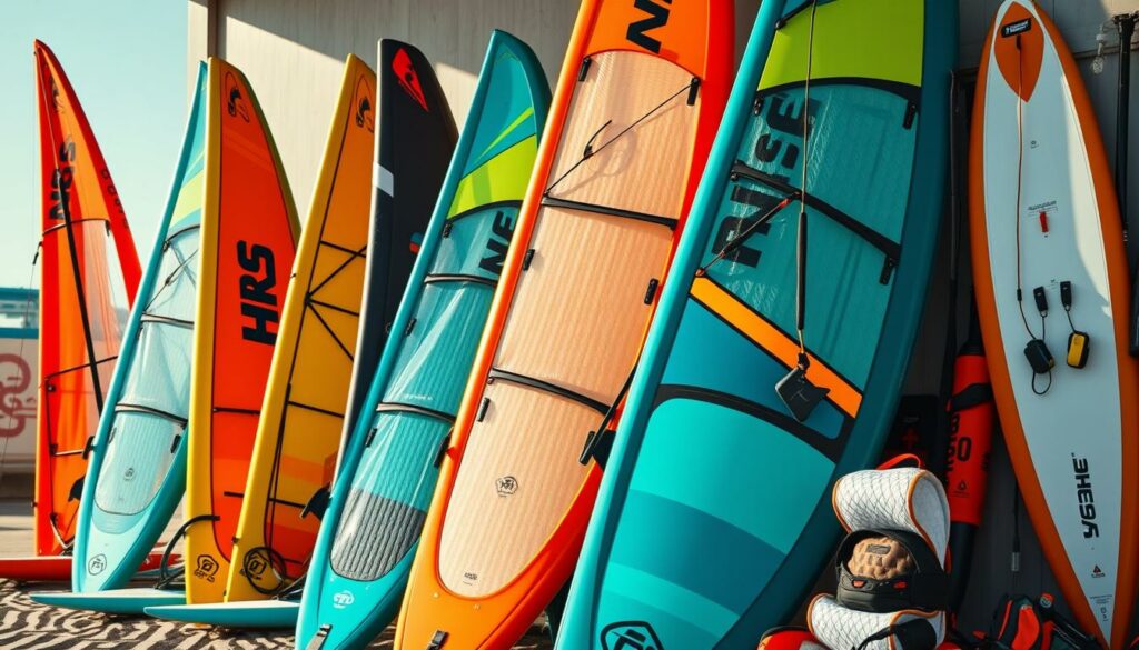 Windsurf Material Auswahl für verschiedene Könnensstufen