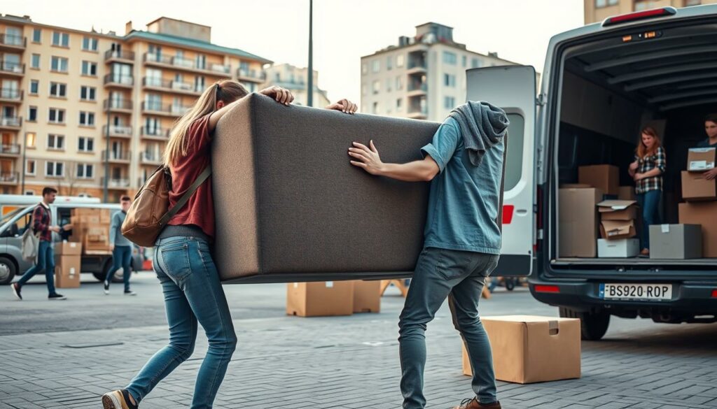Günstige Umzugshelfer Berlin beim Möbeltransport