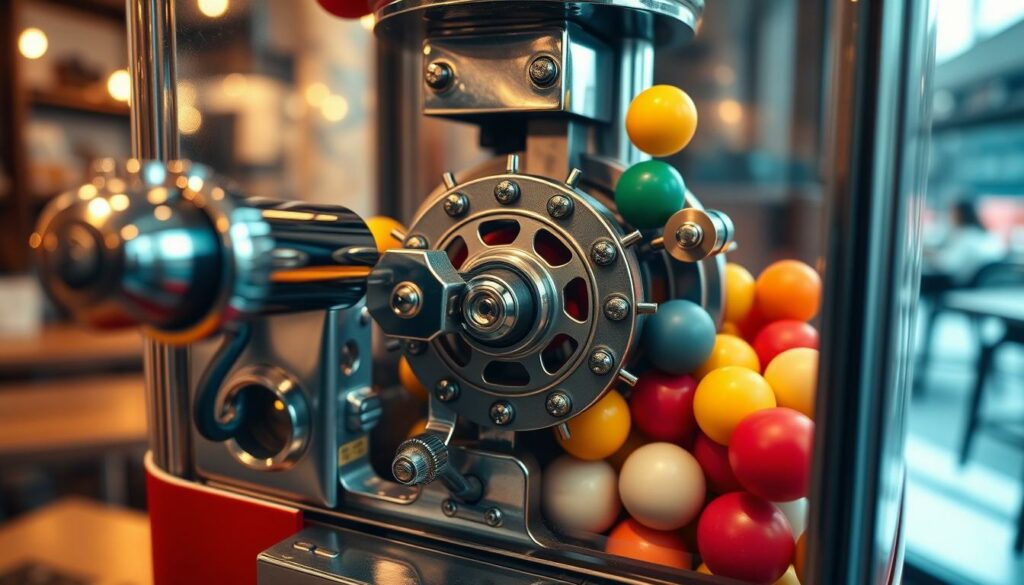 Kaugummiautomaten Drehmechanismus