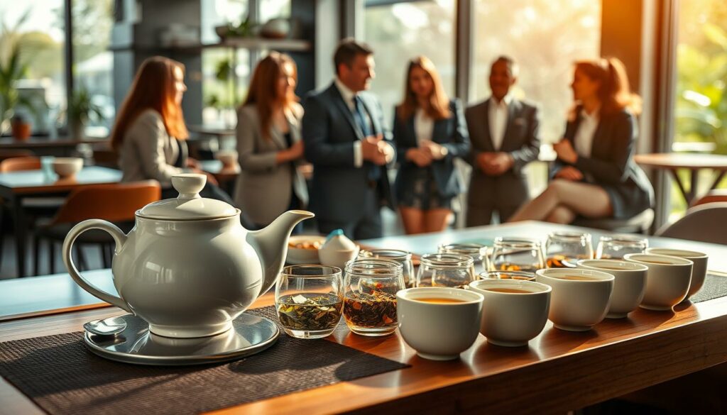 Moderne Teekultur Renaissance mit zeitgenössischer Ästhetik Moderne Teekultur Renaissance mit zeitgenössischer Ästhetik