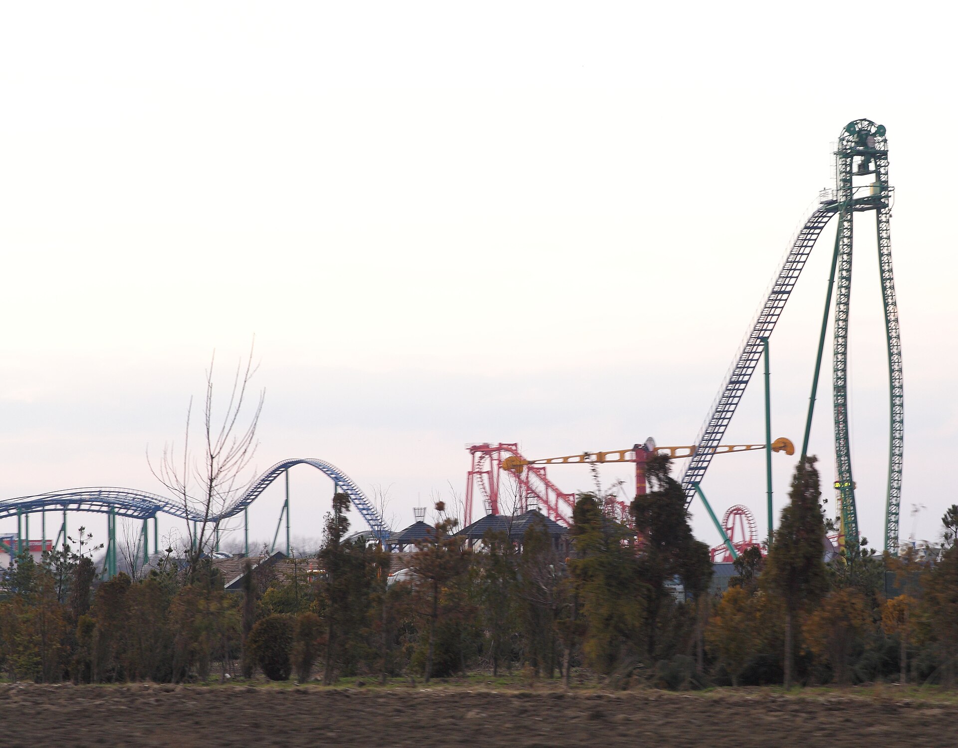 Intamin water coaster Speed in Energylandia, Zator, Poland.